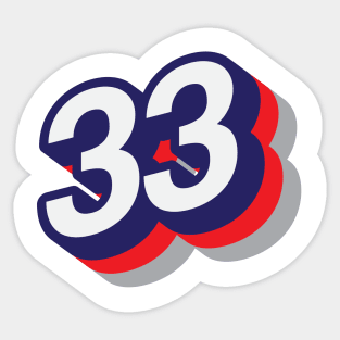 33 Sticker